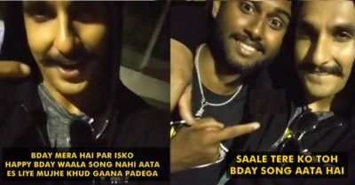 Birthday Boy Ranveer Singh Sings Happy Birthday For Himself On Sets Of Simbaa. Watch Video RVCJ Media