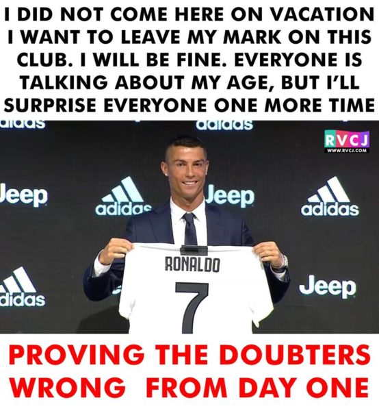 Cristiano Ronaldo Has A Perfect Reply For Haters Who Troll Him For His Age RVCJ Media