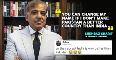 Pak’s Shehbaz Sharif Says He Will Make Pak Better Than India, Got Mercilessly Trolled On Twitter RVCJ Media