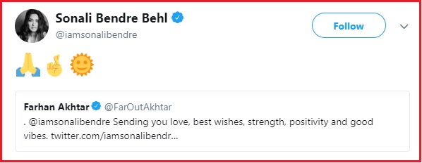 Bollywood Celebs Wished Sonali Health, Luck & Courage To Fight Cancer. She Even Replied To All RVCJ Media