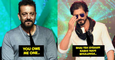 Sanjay Dutt Helped SRK When He Was New In Mumbai. The Incident Is Not Shown In The Film RVCJ Media