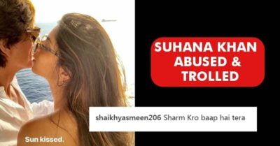 Suhana Khan Trolled For Kissing SRK. Trollers Said "Sharam Kar" RVCJ Media