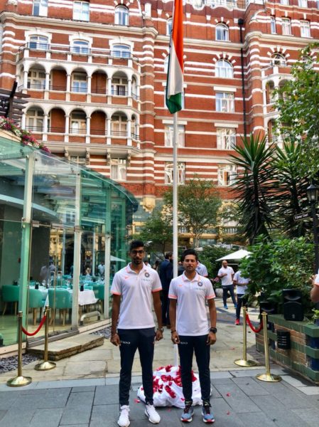 Indian Cricket Team Hoists Flag & Sings National Anthem In London. We Are Feeling Proud - RVCJ Media