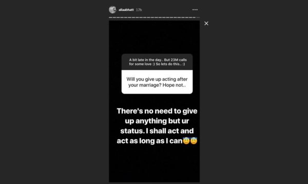 Fan Asked Alia, "Will You Continue Acting After Marriage?". This Is What She Replied - RVCJ Media