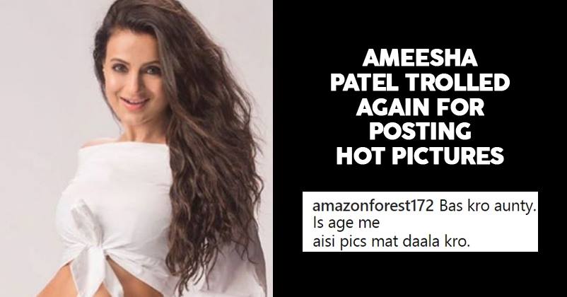 Ameesha Again Got Trolled For Sharing Hot Pics Flaunting Abs. People Called Her Aunty & Buddhi RVCJ Media