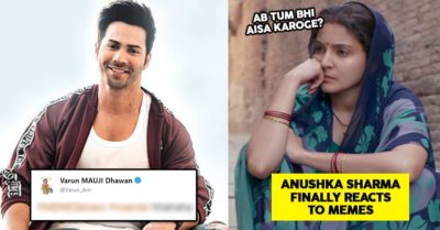 Varun Loved A Meme On Anushka So Funny That He Couldn’t Stop Himself From Sharing. Even She Replied RVCJ Media