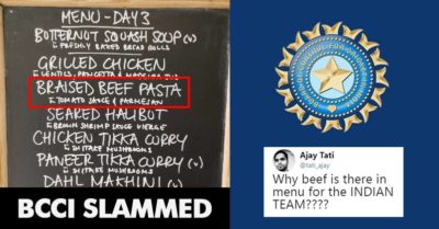 BCCI Shared The Lunch Menu Of Team India On Twitter, Got Heavily Slammed For Including Beef RVCJ Media