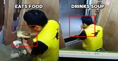 Delivery Guy Eats The Food Of Customer Before Delivering It. The CCTV Footage Is All Over Now RVCJ Media