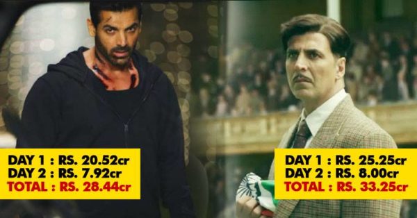 2nd Day Collections Of Satyameva Jayate & Gold Are Out. Numbers Have Dropped Too Much - RVCJ Media