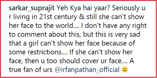 Irfan Pathan Shared Pic With Wife’s Face Hidden. People Got Angry & Trolled Him Like Never Before - RVCJ Media