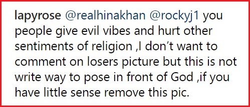 Hina Posed In Short Dress & Shoes With Rocky In Front Of Lord Ganesha’s Idol, Got Mercilessly Trolled - RVCJ Media