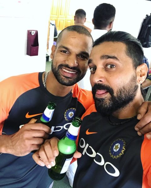 Shikhar Dhawan & Murali Vijay Trolled Like Never Before For Posting Pic With Beer In Indian Jersey RVCJ Media