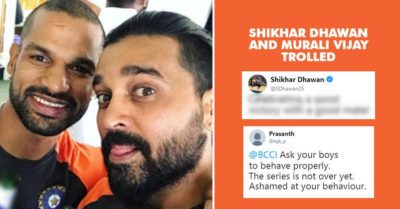 Shikhar Dhawan & Murali Vijay Trolled Like Never Before For Posting Pic With Beer In Indian Jersey RVCJ Media