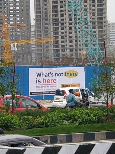 HomeTown Takes Advantage Of Situation. Places Creative Ad Outside IKEA - RVCJ Media