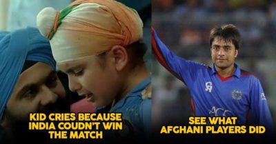 Indian Kid Cried After India-Afghanistan Match Tied. Afghani Players Showed A Heart-Winning Gesture RVCJ Media