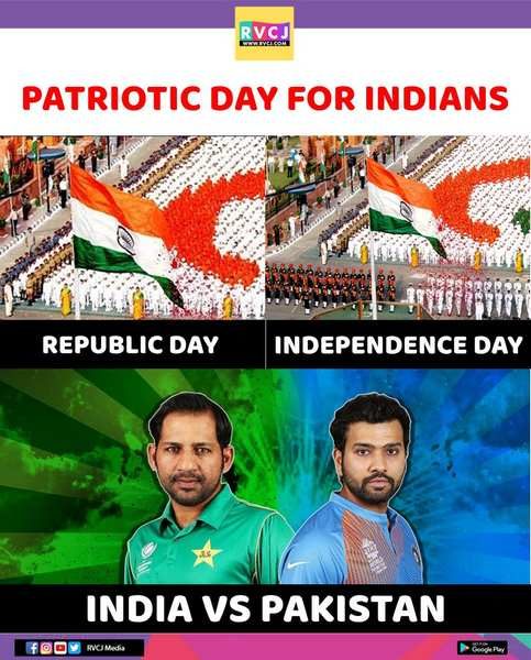 18 Hilarious Memes Before India-Pakistan Match To Charge You Up - RVCJ Media