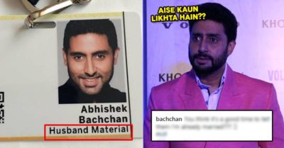 TIFF Called Abhishek Bachchan ‘Husband Material’. His Response Will Make You Applaud Him RVCJ Media