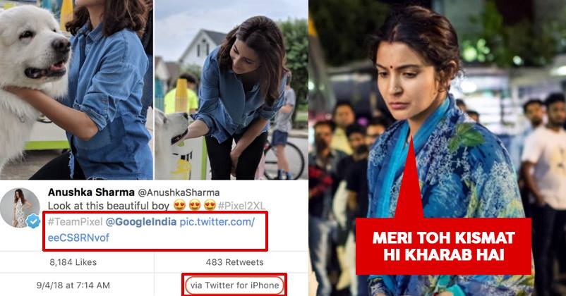Anushka Sharma Promoted Google Pixel From Her iPhone, Got Trolled On Twitter RVCJ Media