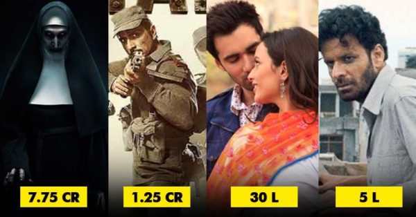 The Nun, Paltan, Laila Majnu & Gali Guleiyan 1st Day Collections Out. Hollywood Has Beaten Bollywood - RVCJ Media