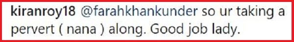 Farah Khan Badly Trolled For Sharing A Picture With Nana Patekar On Instagram RVCJ Media