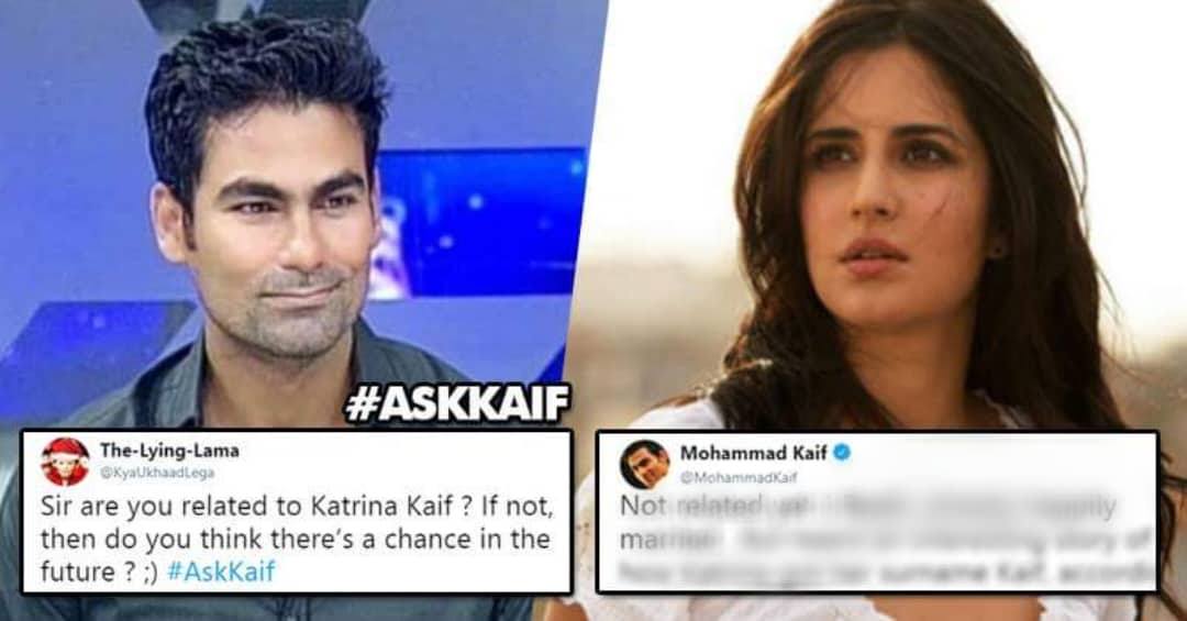 Someone Asked Mohammad Kaif Whether He Is Related To Katrina. Salman Needs To See His Reply RVCJ Media