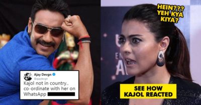 Ajay Shared Kajol’s No. On Twitter & Got Trolled. Kajol’s Reaction Is Like That Of Every Wife RVCJ Media