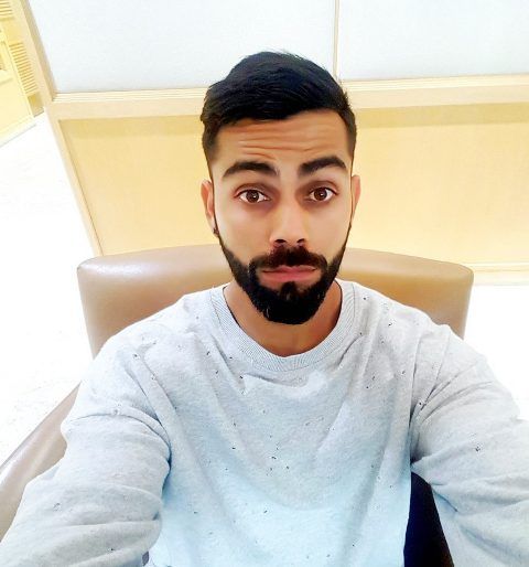 Virat Kohli New Hairstyle కతత హయర సటలత లక మరచసన వరట  కహల వవ చల హటగ ఉననవట నటజనల సదడ  Telugu News  Virat  Kohli new look 