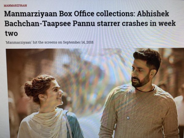 Hater Blamed Abhishek For Manmarziyaan’s Failure & Asked To Start Vadapav Stall. His Reply Is Epic - RVCJ Media