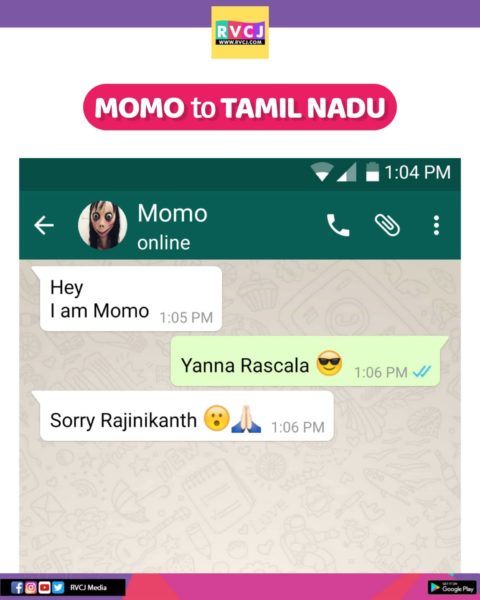 These Memes On How Indians From Different States Will React To Momo’s Message Are Epic - RVCJ Media