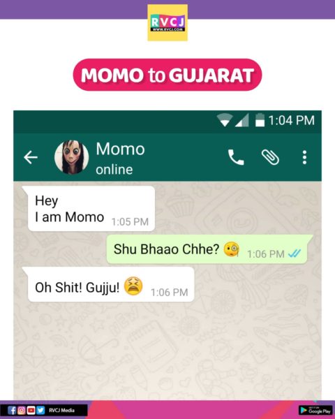 These Memes On How Indians From Different States Will React To Momo’s Message Are Epic - RVCJ Media