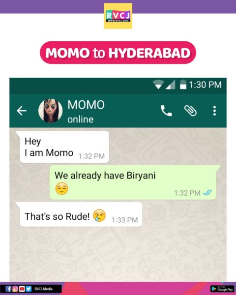 These Memes On How Indians From Different States Will React To Momo’s Message Are Epic - RVCJ Media