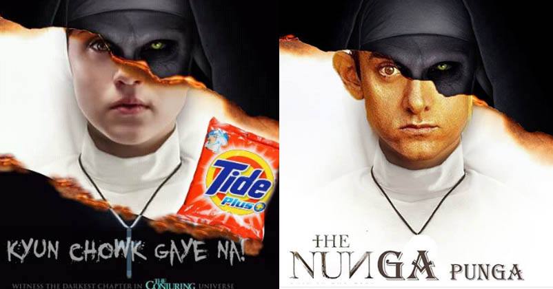 Twitter Flooded With Hilarious Memes On The Nun's Poster. Even Mumbai  Police Is Not Behind - RVCJ Media