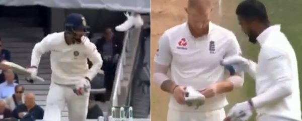 KL Rahul Lost His Shoe & It Flew In Air. How Ben Stokes Helps Him In Wearing It Is A Nice Gesture - RVCJ Media