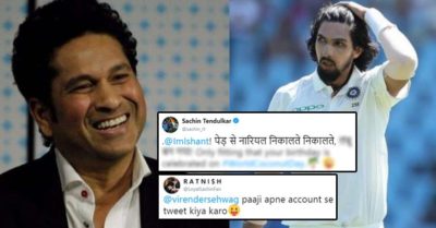 Sachin Beats Sehwag On Twitter, Wishes Ishant On Birthday In The Most Unique & Funniest Way RVCJ Media