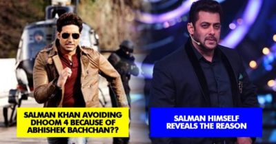Salman Khan Walked Out Of Dhoom 4 Because Of Abhishek Bachchan? This Is What Salman Revealed RVCJ Media
