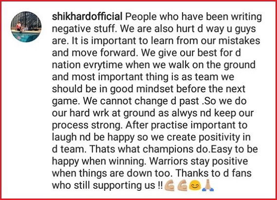 Fans Trolled Dhawan For Having Fun Despite Losing Test Series Against England. He Had Perfect Reply RVCJ Media