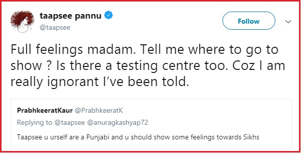 Man Asks Taapsee To Go On A Date. Her Sarcastic Reply Proves She’s Upset With Scenes Deletion - RVCJ Media