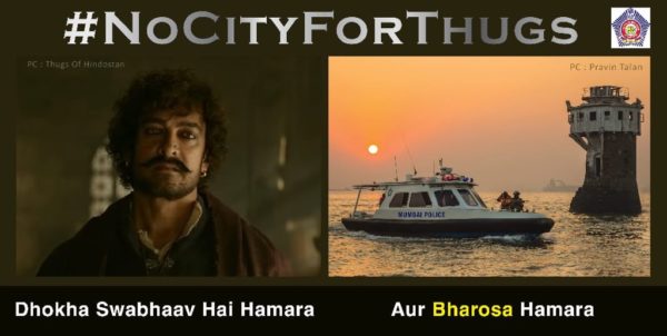 Mumbai Police Posted A Meme On Thugs Of Hindostan. Aamir And Amitabh Had To Reply - RVCJ Media