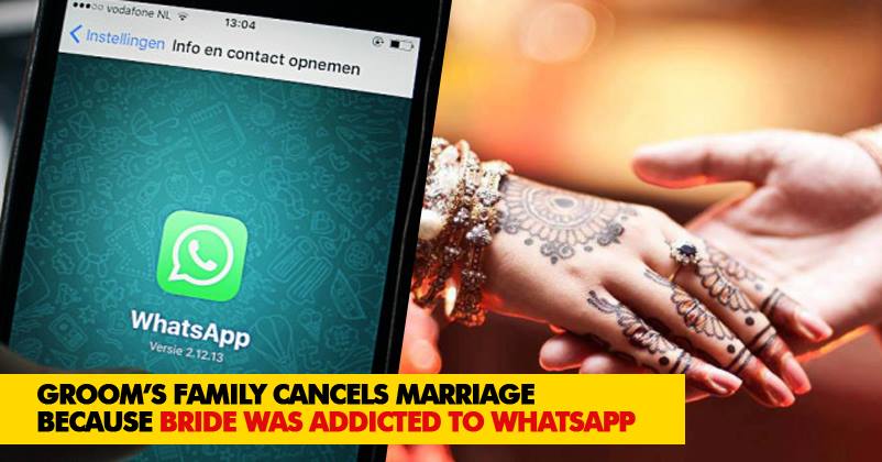 Boy's Family Cancels Wedding Because Girl Used WhatsApp More Than Expected RVCJ Media