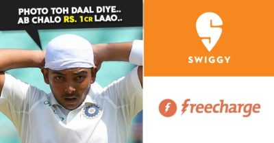 This Is Why Prithvi Shaw’s Team Demanded Rs 1 Crore From FreeCharge & Swiggy Each RVCJ Media