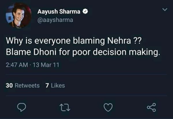 Old Tweets Of Aayush Sharma Resurface On Social Media. This Is How Arpita Reacted - RVCJ Media