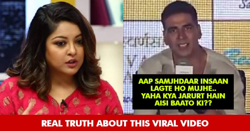 Did Akshay Speak Against Tanushree? Know The Truth Behind His Viral Video RVCJ Media