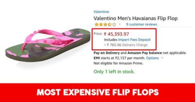 This Slipper Costs Rs 45,000 On Amazon & Its Buyers Will Need To Hire Guards To Protect It RVCJ Media