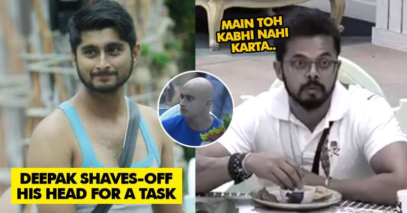 Deepak Thakur Shaves Off His Head To Save Urvashi From Nominations. Check Out His New Look RVCJ Media