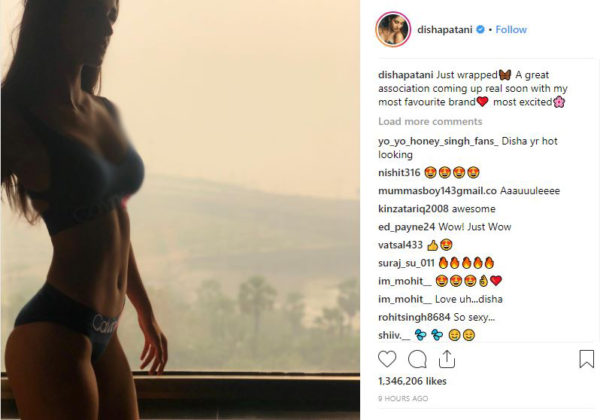 Disha Patani's Latest Instagram Picture Is Making The Fans Crazy. She Looks Fab - RVCJ Media