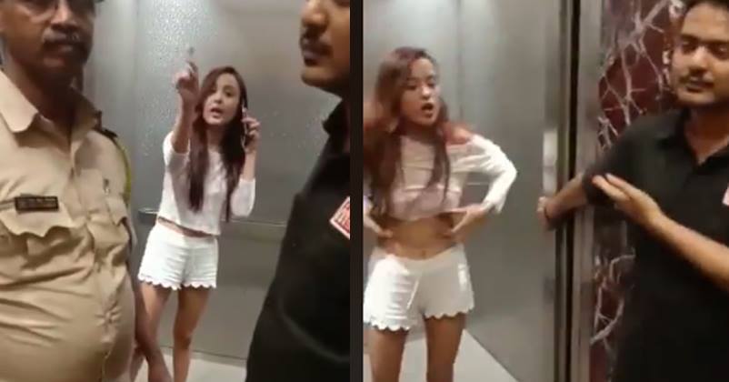 Girl Removed Clothes In Front Of Cops And Other Men After