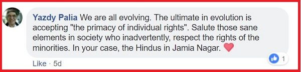 This FB Post On Hindu Muslim Unity In A Delhi Area Is All Over The Internet. People Are Loving It - RVCJ Media