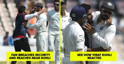 One More Fan Breaches Security To Hug Virat Kohli & Click Selfie With Him RVCJ Media
