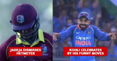 Virat Kohli Gave A Super Funny Reaction After Hetmyer's Wicket. Twitterati Is Making Fun Of It RVCJ Media