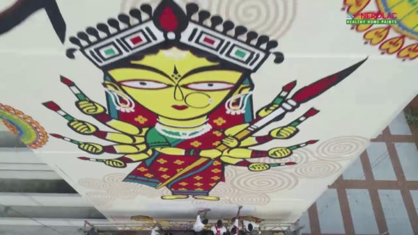 5 Reasons Why Nerolac's Larger Than Life Mural Is A Precious Durga Puja Gift To The City - RVCJ Media